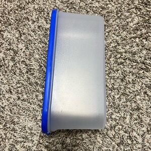 Tupperware Blue and Clear Storage Container